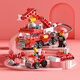 Shangyun building block assembly model small pellet special police car children's toys boys and girls birthday gifts 6-8-12 years old boys