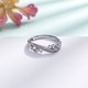 Xiangyuan Jewelry PT950 flower vine traces hollow bead edge tangled branch pattern live platinum ring for women platinum ring for women 3.7 grams