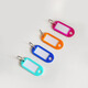 Deyin Colorful Key Key Chain Chain Classification Marc Key Tag Marque 9848 Clé Mation de gestion Bag étiquette de clé Stick Stick Office fournit 50 pièces / boîte