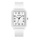 Julius New Simple and Fashionable Digital Square Dial pour les étudiants de jeunesse Examen Junior High School Women's Watch JA-1477 Elegant Purple