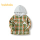 Balabala Children's's Clothing's Boys 'Veste Automne Automne Hooded Top Fashion 201324105108