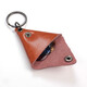 Ein zweiter Leder -Pick -Tasche Pick -Clip -Clips der Gitarre Ukulele Slordnel Pick Storage Box E -Gitarren -Musikinstrumentenzubehör dunkelbraune Picketasche + Buchenholz Massivholz Gitarrenständer