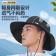李宁渔夫帽男女夏季薄款大头围防晒遮阳太阳帽子大帽檐遮脸大沿帽