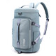 Qbily travel fitness bag for men and women short-distance travel luggage student storage bag for large capacity to be produced and wet and dry separation Haze blue丨Multifunctional wet and dry separation bag