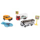 [90% neu] Takara Tomy Takara Tomy Takara Alloy -Auto Model Kinderspielzeug Jungen Zoo Fahrzeug Set 3 Einheiten 297697