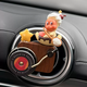 Yusenyi Car Air Outlet Decoration Star Man Aromatherapy Fragrance Little Cute Car Air Conditioner Car Interior Decoration Women (Record Player Aromatherapy) Banana Boat Star Man