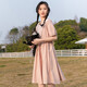 方糖姑娘高初中生少女连衣裙中大童洋气时尚宽松裙子2025新款学生公主裙 5012DYR粉色 XXL