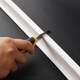 Diyin bathroom water barrier strip bathroom partition water blocking strip shower room toilet partition kitchen self-adhesive partition waterproof artifact partition silicone slot bathroom hand table length 80cm