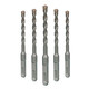 Fang Dawang electric hammer drill bit non-standard impact four-pit square shank concrete 9 11 12.5 13 17 19 alloy drill bit 12.5x200mm square shank