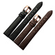 Sustituye la correa de reloj Armani AR11067/11099/9042/11149/11150/11387 Correa de cuero Correa negra Hebilla de oro 18 mm