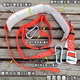 National standard thickened electrician's safety belt power belt climbing telephone pole outdoor tree anti-fall fence safety belt national standard electrician's safety belt_double hook red model