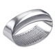 Garlic press artifact stainless steel garlic masher Japanese manual household garlic squeezer garlic pourer garlic press no opener curved 430 stainless steel garlic press