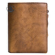 Andseeyou Brand кошелек Men Men Short Certifice Card Bag Вертикальный кошелек подлинный кожаный сцепление