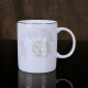 Jinqiutang Jingdezhen ceramic water set cup bone china straight mug breakfast cup milk tea cup single cup gold inlaid elegant mug