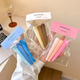 Seamless hair clip for girls, side bangs clip for face wash and makeup, hair clip, duckbill clip, random hair color, mixed color combination, 5 pcs