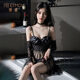 Feimu sexy Unterwäsche sexy Braut Uniform verführerische Leidenschaft frei von Bett necken Anzug aus weiblicher 6630 dunkler Braut schwarz [Schleier + Robe] One Size [vorgeschlagenes Gewicht 80-125 Jin [Jin ist gleich 0,5 kg]]