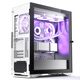 Patriot YOGO M2 PRO White Gaming Shoe Box Computer Case E-ATX/ATX Motherboard/360 Cold Row/Side Pull Tempered Glass/Horily Installed Graphics Card