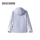 Skechers mountain style fashionable three-in-one polar fleece jacket L324W141 light lavender/0510 L