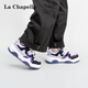 La Chapelle women's shoes, white shoes, women's four seasons new style ins design, versatile casual shoes, thick sole sports women's shoes, purple B683 38