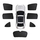 15-17 Toyota Highlander especial Cortina de automóvil Sunshade Cortina Anti-Mosquito Moda Magnética Protección solar Barrera de aislamiento de calor 1517 Highlander Brotar Ventana 1 pieza