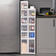 KAMAN storage gap ultra-narrow cabinet side gap refrigerator bathroom kitchen narrow gap storage storage rack side household 20cm width 3 layers