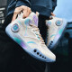 Phantom 3 zapatos de baloncesto para zapatos para niños para niños y zapatos deportivos de adolescentes para la superficie de cuero de los estudiantes sin deslizamiento Kobe Junior High School 'Sneakers 866 Beige Mesh - Air Cushion Model 40 Tamaños Sigue para enviar calcetines de baloncesto + Braceletas fluorescentes