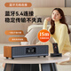 
Shanshui (SANSUI) High-quality wireless Bluetooth speaker subwoofer for home portable HiFi desktop mini small speaker k song card speaker computer high-power desktop audio amplifier all-in-one N10 wood grain desktop HIFI Bluetooth speaker