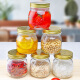 Baijie sealed jars, 6 pieces, 300ml honey bottle, wine pickle jar, lidded storage jar, jam jar, salad jar LY-242