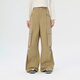Fun2024 Autumn New Trendy Brand Casual Pants Women's Fashion Overalls Versatile Street Loose Pants Women's Khaki S