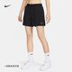 耐克（NIKE）女子中腰短裤秋季运动裤梭织勾勾休闲刺绣FV6623 370地平线绿/帆白 XS