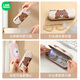 
ManchaoJIA glasses box portable for women's anti-pressure and fall cartoon glasses box myopia sunglasses sunglasses storage box [with glasses cloth] glasses box-BROWN