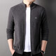 Hengyuanxiang Stricker Strickjäger 2024 Herbst und Winter Neues Männergeschäft 100% reine Woll -Männerjacke und Pullover Trend Black M 170/48/105