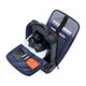Williampolo Pauls neuer Computertasche Business Rucksack echtes Leder-Rucksack Kopfschicht Cowide Multifunktional Travel Rucksack Schwarzes Litschee Muster Echtes Leder-Computertasche 16-Zoll-Computertasche