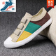Chaussais de toile Changxiang Huili pour hommes en automne les chaussures de pédale paresseuses respirantes avec des chaussures de tissu de Pékin Old Beijing 2024 Nouvelles marche décontractée et conduisant Khaki 43 Code sportif standard