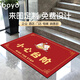 Commercial floor mats, store company door welcome door mats, hotel door welcome carpets, non-slip foot mats F Welcome 9913- 50*80cm, scrape mud and soil, wear-resistant and stain-resistant