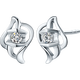 Saturday Fortune Girl Fashion 18k Gold Diamond Earrings Angel Kiss KGDB091275 About 10 Cents Birthday Gift