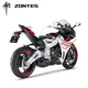 Shengshi ZONTES 703RR New imitation motorcycle water-cooled three-cylinder 699cc (delivered within 45 days after payment) Pearl white (Xihu calipers)