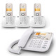 Gigaset Gigaset original SIEMENSA730 cordless phone mother machine clear hands-free A530 system A730 gentleman black one to two