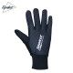 Spakct bicycle riding gloves for men and women in autumn and winter warm plus velvet full finger gloves mountain road bike windproof long finger Borui bright black XL