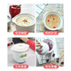 TONZE 1-person stew pot, mini electric stew pot, ceramic small porridge artifact, soup, dessert, white fungus stew pot, multi-functional one-person electric stew pot 7A, small stew pot 0.6L
