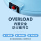 公立式牛插排多插位塔形USB插座带过载保护无线充多孔立体多用多 003 蓝三层 带无线充1.8米