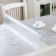 Yudou transparent PVC tablecloth soft glass waterproof, oil-proof and anti-scalding table mat rectangular coffee table dining table mat crystal plate tablecloth upgraded environmentally friendly pure ultra-high transparent 1.0 width 70cm*140cm