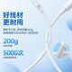 Beisi wired headphones with half-in-ear wire control with microphone music listening high-definition sound quality is suitable for computer laptops and mobile phones 3.5mm [14mm large dynamic coil, high-definition microphone]