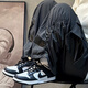 耐克（NIKE）男鞋 Dunk Low街头潮流黑白熊猫 白红 休闲轻便运动板鞋滑板鞋 DD1391-100 黑白熊猫 41