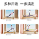 Fengziyan Pilates large equipment core bed bucket stable chair five-piece set yoga studio personal training studio equipment tutorial rubber wood core bed-domestic spring-PU leather classic black