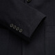 Fulanle Paulo LOOL Support Sun Autumn Men's Trow Traje de lana STRING STRING Business Catón de lana grueso de hombres Dark Blue grueso 175/l