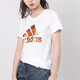 adidas short-sleeved T-shirt women's 2024 summer new sportswear cotton comfortable round neck casual top half-sleeved T-shirt for women FJ5012/pure cotton/one size small S/160/84A