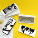 Glasses box high-value animation animation black men and women face-covering glasses box custom peripheral student storage box simple glasses box z3899 white
