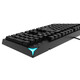 Lenovo MK7 Savior Mechanical Keyboard Multi-function Gaming Keyboard Full Key Conflict-Free Gaming Peripheral LOL/CF Gaming Keyboard Brown Switch Savior MK7 Monochrome-Backlit Mechanical Keyboard