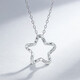 Saturday Fortune (ZLF) PT950 platinum pendant women's car flower shining lucky star pendant 1.21g